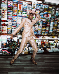 FUR SHARKS IN PARIS CAMO DUFFLE