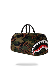 FUR SHARKS IN PARIS CAMO DUFFLE