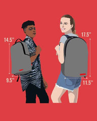 COOKIE MONSTER ON THE RUN MINI BACKPACK