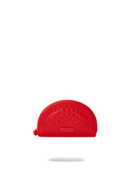 RED RIVIERA SHARK COIN POUCH