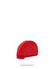 RED RIVIERA SHARK COIN POUCH