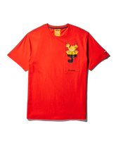GARFIELD MONEY CLAWS TSHIRT BRIGHT RED