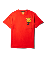 GARFIELD MONEY CLAWS TSHIRT BRIGHT RED