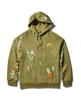PAINT SPLAT HOODIE GREEN