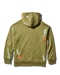 PAINT SPLAT HOODIE GREEN