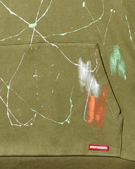 PAINT SPLAT HOODIE GREEN