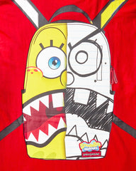 SPONGEBOB BAG ON TEE TSHIRT BRIGHT RED