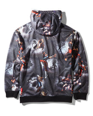 STREET FIGHTER MICHAELANGELO HOODIE- Black