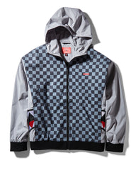 CHECKERED ZIP JACKET