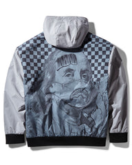 CHECKERED ZIP JACKET