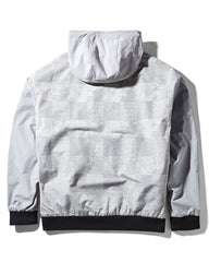CHECKED SIDE SHARKS GREY JACKET
