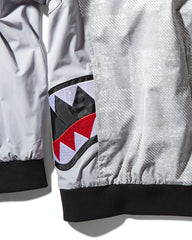 CHECKED SIDE SHARKS GREY JACKET