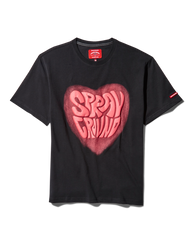 SG GROOVY HEART TSHIRT BK