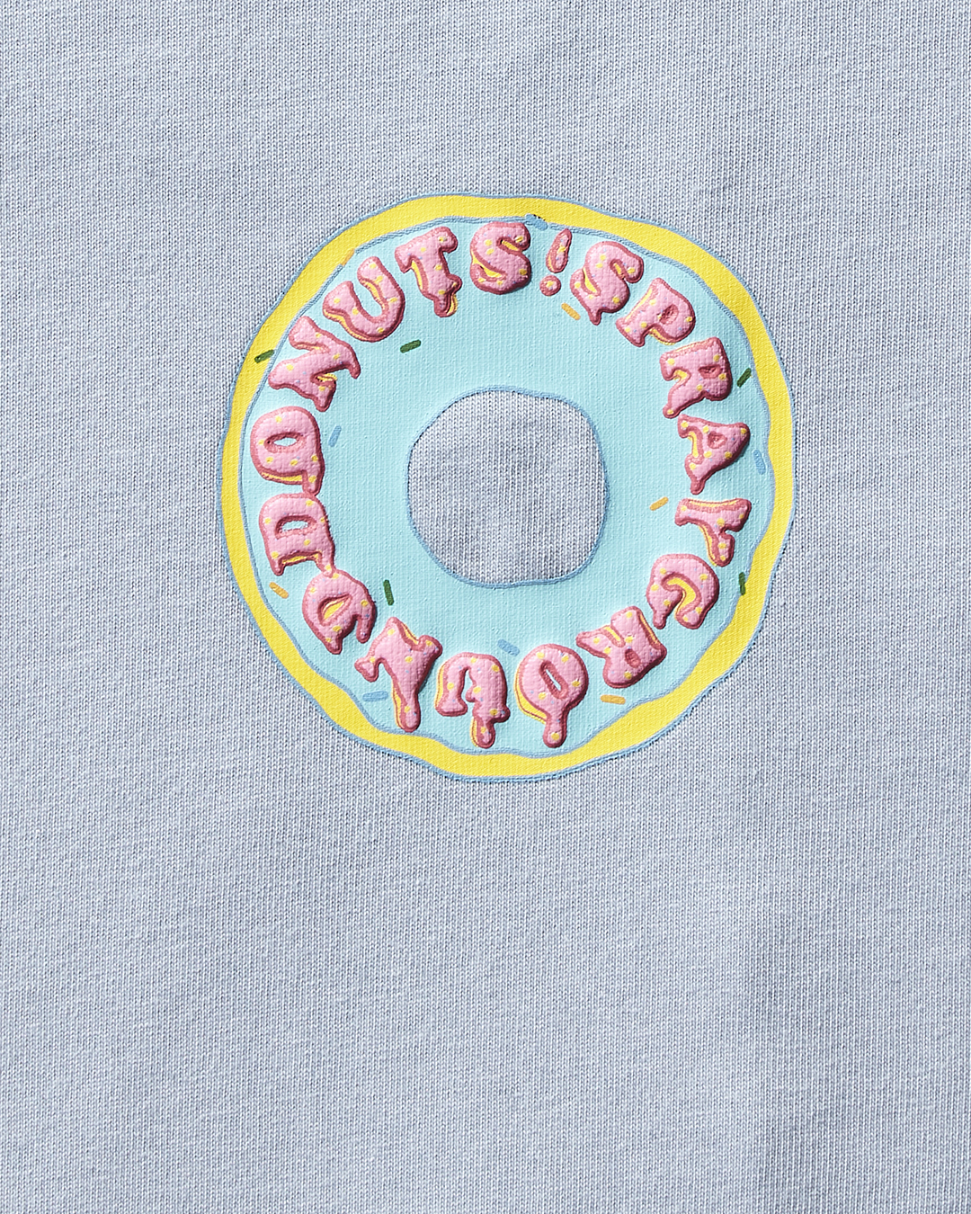 DONUT PRINTED TSHIRT GREY