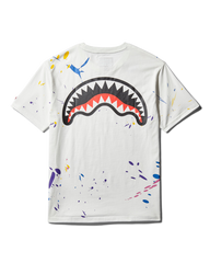 SHARK MOUTH SPLAT TSHIRT WHITE