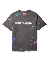 SHARK MOUTH SPLAT TSHIRT DARK GREY