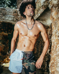 SPLIT WEIRD SWIM SHORT