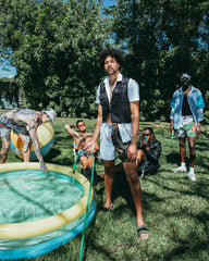 SPLIT WEIRD SWIM SHORT