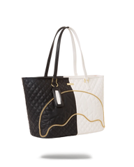 SPLIT QUILT SHARK TOTE