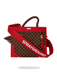 RED SHARKS IN PARIS SHARK BREAK THRU TOTE