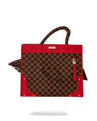 RED SHARKS IN PARIS SHARK BREAK THRU TOTE