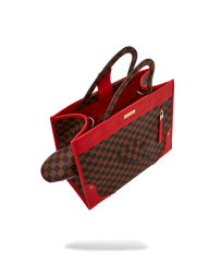 RED SHARKS IN PARIS SHARK BREAK THRU TOTE