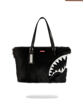 FUR CRAY BLACK TOTE