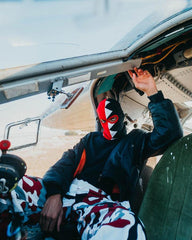 VERTICAL SHARK EYE SKI MASK