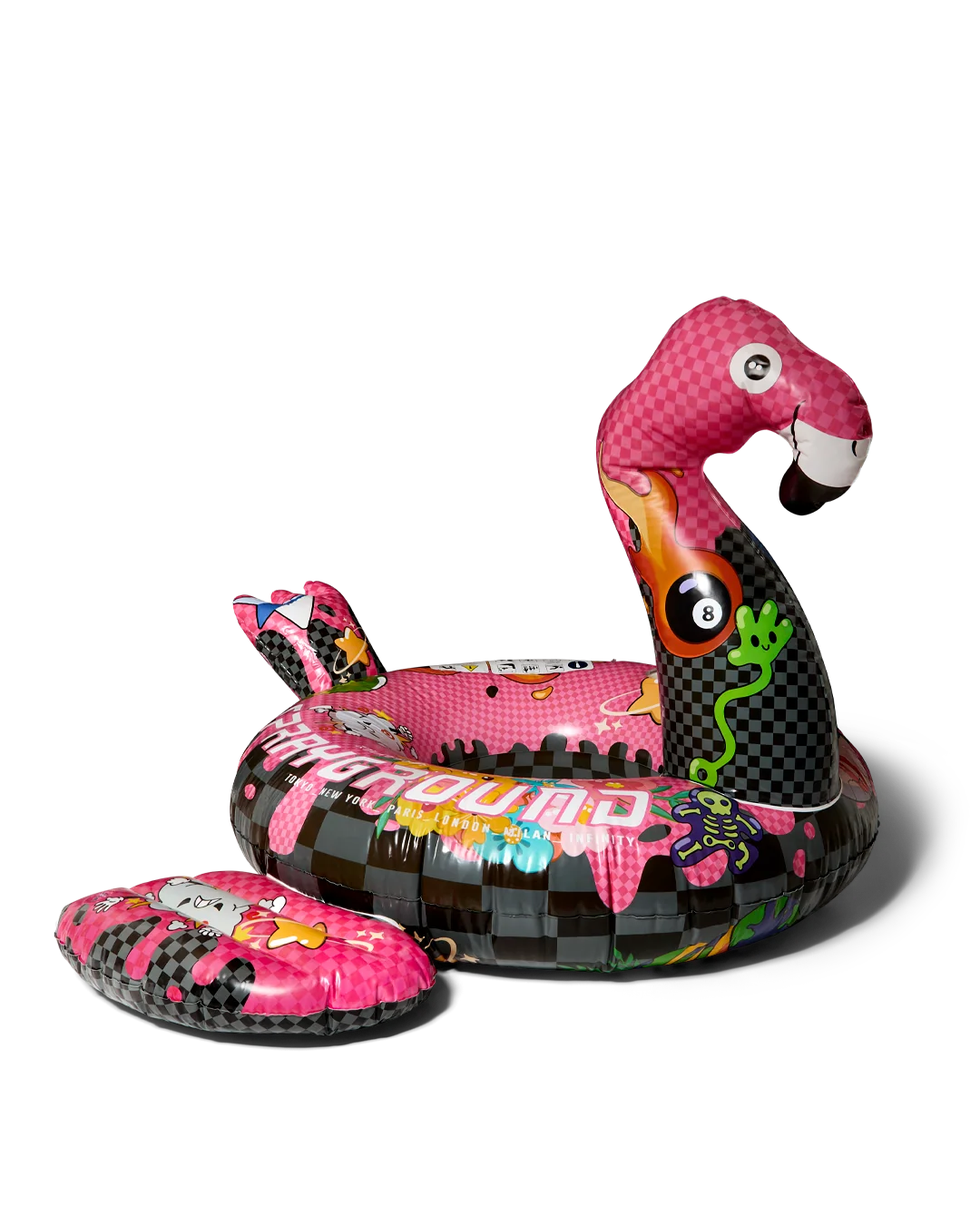 FLAMINGO WTF SKULL FLOATY