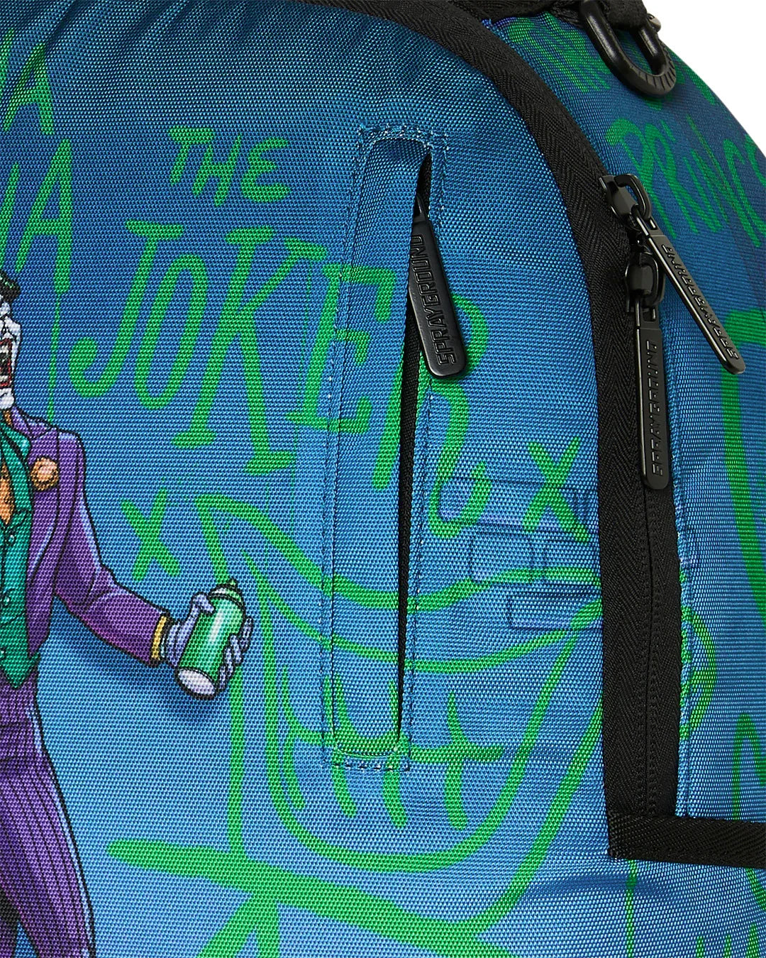 DC JOKER TAGGED UP BATMOBILE DLXSR BACKPACK