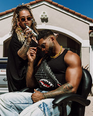 DRIPPING SHARKS IN PARIS SAVVY CROSSBODY