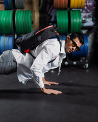 PRINTED ZIPPER SHARK DLX BACKPACK