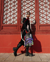 SHARK CENTRAL STENCILS BLACK DLXSV BACKPACK