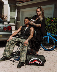 DRIPPING SHARKS IN PARIS LARGE DUFFLE