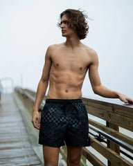 3AM CHECK PATTERN SWIM SHORT