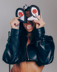 BLACK REMOVABLE EYES DLXSV BACKPACK