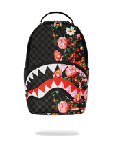 SPLIT PINK FLORAL CHECK DLXSV BACKPACK