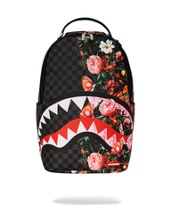SPLIT PINK FLORAL CHECK DLXSV BACKPACK