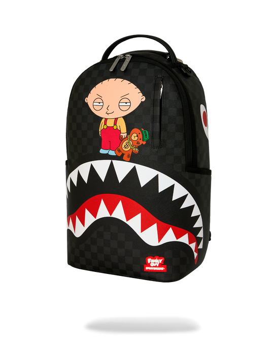 FAMILY GUY STEWIE HOLDING BEAR KEYCHAIN DLXSV BACKPACK