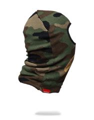 GOLD KNIT SHARK MOUTH SKI MASK