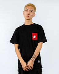 SG x KA1 Lion Logo Tee-BLACK