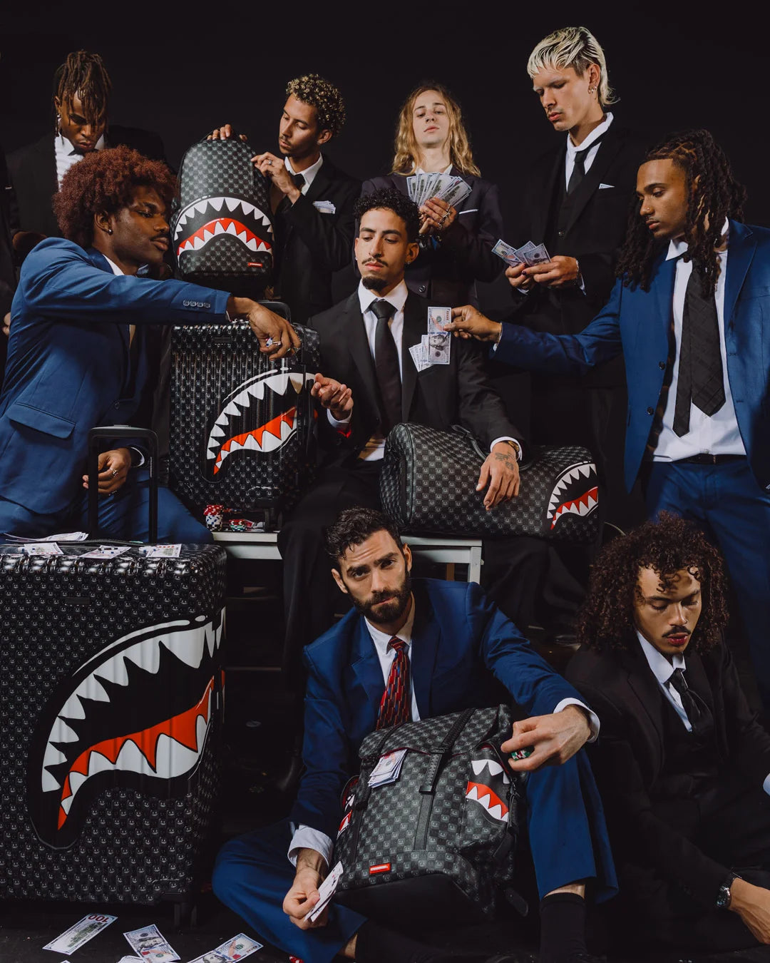 SHARKS IN PARIS WTF BUBBLY BLACK CHECK MONTE CARLO