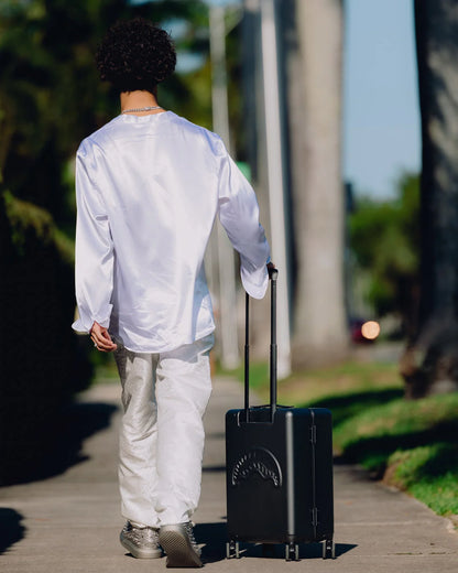 MONEYBEAR MOGUL BLACK CARRY-ON LUGGAGE