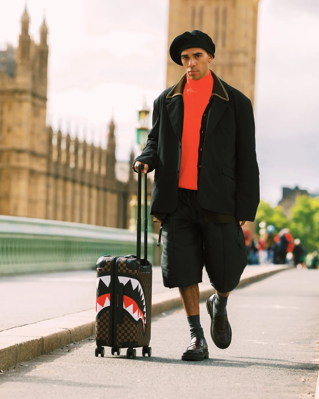 BIG CITY EMBOSS CARRY-ON HARD LUGGAGE