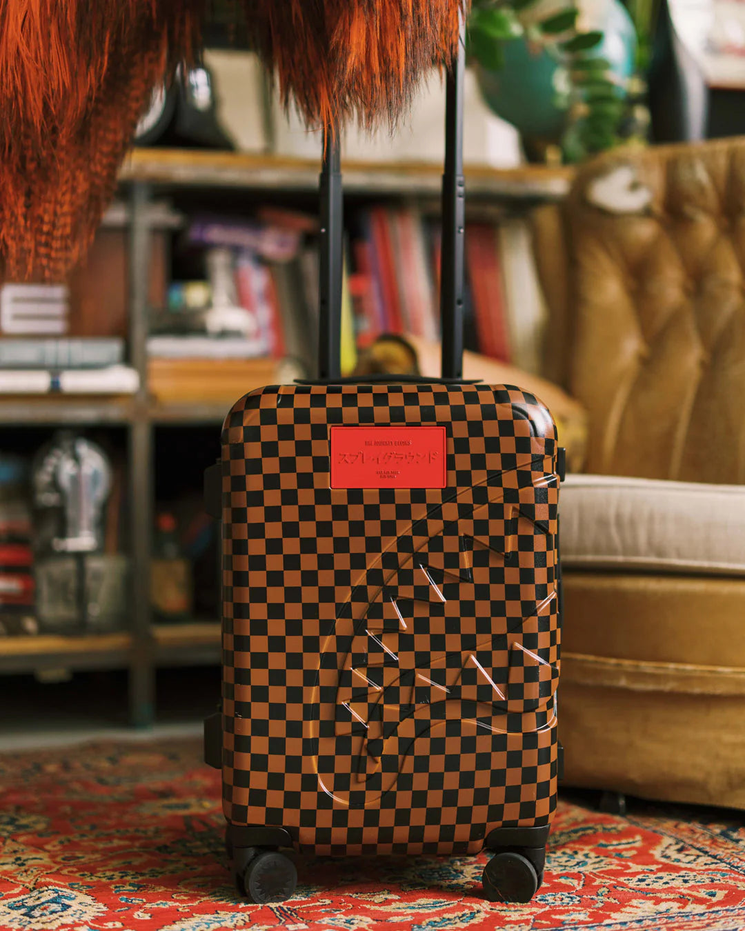 RED REDEMPTION CARRY-ON HARD LUGGAGE