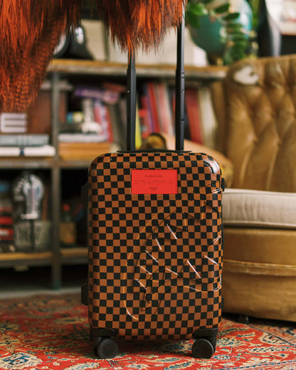 RED REDEMPTION CARRY-ON HARD LUGGAGE