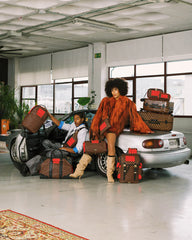 RED REDEMPTION PYRAMID DUFFLE