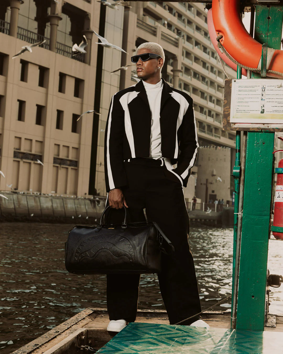 GOLD BRICK LUX LARGE DUFFLE