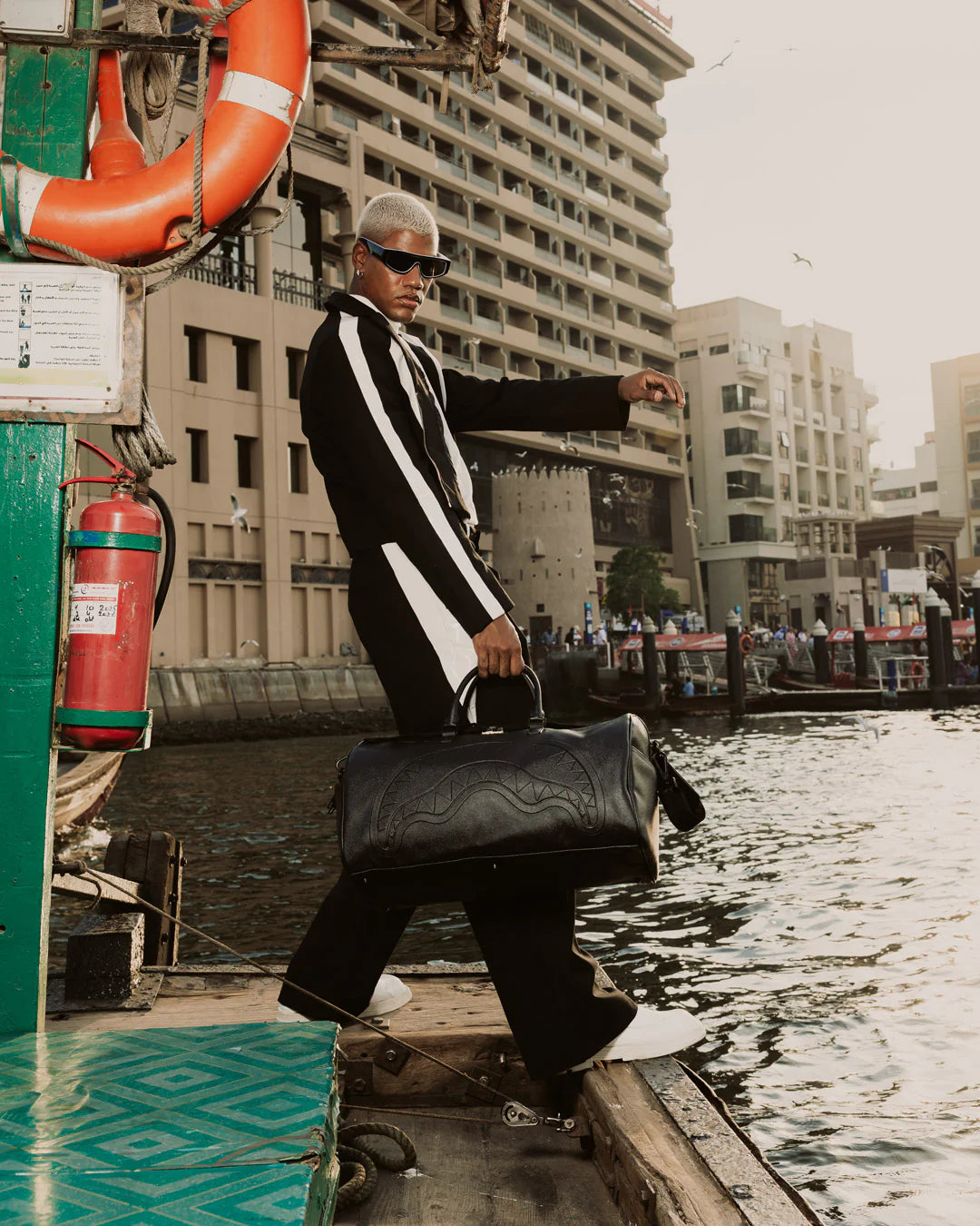 GOLD BRICK LUX LARGE DUFFLE