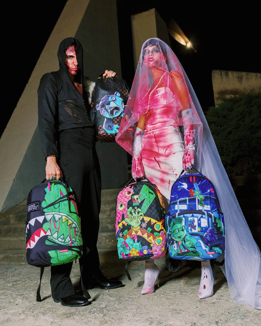 ZOMBIE COLLAGE DLXSV BACKPACK